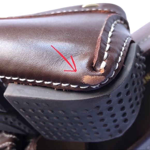 L.K. Bennett Loafer 39 9/9.5 Brown Buckle Shoe - Picture 5 of 15